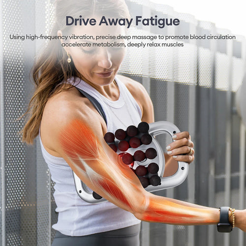 30-head Fascia Gun High Frequency Vibration Massager Gun Fascia Gun Professional Body Leg Back Shoulder Waist Fascia Gun