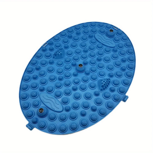 1 piece of extra-large thick round toe press plate: home foot massage & in-place jogging mat